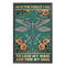 Full Cross Stitch Handcraft 11CT Stamped Dragonfly Needlework DIY Home Ornament