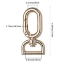 Hooks Handbags Clips Outdoor Carabiner Bag Belt Buckles Spring Oval Rings