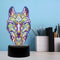 DIY Special Shaped Diamond Painting Wolf LED Light Cross Stitch Embroidery Lamp