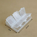 pcs Home Storage Case Braille Tablet Container Medicine Holder Pill Boxes 6-day
