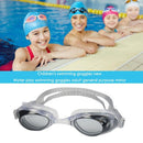 Anti UV Swimming Glasses Adults Kids Water Sport Anti-fog Goggles (Black)