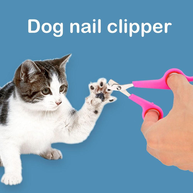 Dog Cat Stainless Steel Nail Toe Scissors Pet Rabbit Claw Trimmer Clipper