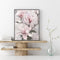Pink Flower Oil Paint By Numbers Kits Canvas Picture Wall Art DIY Craft Coloring