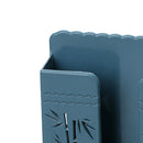 Wall Mounted Storage Box Mobile Phone Plug Remote Control Holder (Blue) Newly
