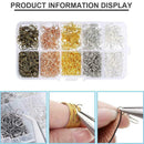 1Box Ear Hook Split Rings DIY Findings kits Jewelry Earring Accessories. W9Y2