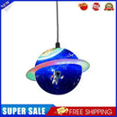 Planet Pendant Light Earth Ball Space Living Room Decor Hanging Lamp (A)
