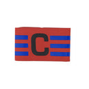 Player Leader Football Captain Armband Nylon Soccer Group Arm Band (Red)