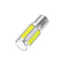 Parts 150° White 33SMD Tail Lights LED 1156 BAU15S PY21W Turn Signal Bulbs