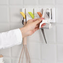 Wall Mounted Towel Hook Hanger Piano Keys Clothes Storage Organizer Rack Shel