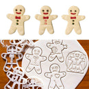 Halloween Christmas Vitruvian Happy Zombie Cookie Embosser Mold Biscuit Mold