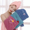 Hair Turban | Microfibre Head Wrap | Quick Dry Drying Bath Shower Hat Cap Pink~
