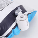 Mini Air Pump 1300mAh Rechargeable Air Pump Quick Inflate Deflate (White) Newly