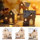 Wedding Party Tree Hanging LED Light Lamp Xmas Ornament Christmas Wood House