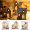 Wedding Party Tree Hanging LED Light Lamp Xmas Ornament Christmas Wood House