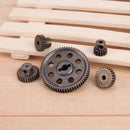 5pcs/Set Differential Main Metal Spur Motor Gear RC Toys Part for HSP Truck