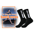 Anti Slip Football Socks Baseball Rugby Soccer Socks for Adults (Black)
