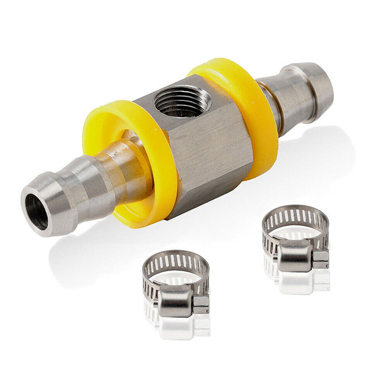 Universal 3/8 Inch Car Fuel Pressure Gauge Sensor Auto T-Fitting Adapter Newly