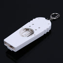 Flying Cap Bottle Beer Opener Cap Launcher Fire Hat Key Ring White