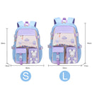 #A Cute Bunny Backpack for Girls Teenage Student Kindergarten Princess Shoulder