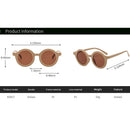 Summer Kids Girl Boy Sunglasses Children Round Sun Glasses UV400 (Brown) Newly