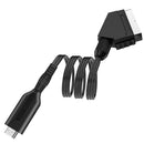 Portable HDMI-compatible To Scart Converter Video Audio Adapter For HD TV DVD