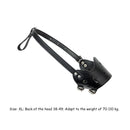 PU Leather Pet Dog Muzzle Grooming Anti Bark Bite Mouth Muzzles (Black XL) Newly