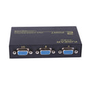 130MHz 1 to 2 Monitor Switch VGA Video Splitter Converter Adapter Box