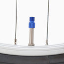 MTB Bike Valve Converter Bicycle Presta to Schrader Valve Adapter (Blue) Newly