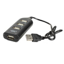 4 Port USB 2.0 High Speed Mini Hub Female Pattern for Laptop PC