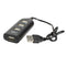 4 Port USB 2.0 High Speed Mini Hub Female Pattern for Laptop PC