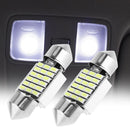 2pc 31mm 3014 18LED 5050SMD Car Doom Festoon Interior Reading Light Bulb