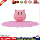 Silicone Stretch Heat-resistant Dust-proof Cup Lids Bowl Cover (Pink Pig) Newly