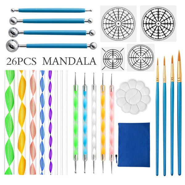 DIY Clay Pottery Stone Art Pen Mandala Dotting Tool Ceramic Tool Painting Brush