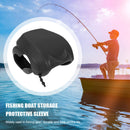 #A Waterproof Silicone Fishing Tackle Carrier Pouch Fishing Reel Protector Bags
