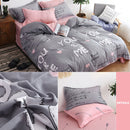 3pcs/Set 1.2m Simple Bedding Set Quilt Duvet Cover Sheet Pillowcase Bedclothe