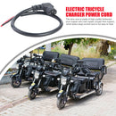 Electric Bike Charging Plug Copper Core Cable Wire Connector Accessories Newly