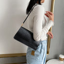 Fashion Alligator PU Leather Women Handbag Totes Female Flap Daily Shoulder Bag