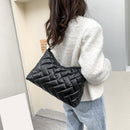 Winter Nylon Padded Quilted Handbag Winter Warm Tote Bag Large Capacity Handbag
