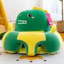 Baby Sofa Support Seat Cover Plush Learning To Sit Feeding Chair (Dinosaur)