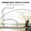 Removable Fishing Wheel Rack Stainless Steel Spinning Reel Display Bracket Newly