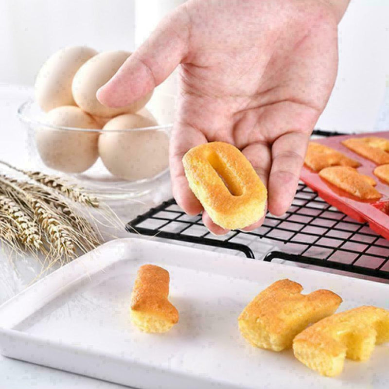 Silicone Letter Shape Mould Bakeware Pudding Cake Chocolate Maker Y0T0 Mold Y4H4