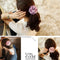 Elastic Rope Gift Accessories Ponytail Holder Scrunchie Rose Flower Hair Bands