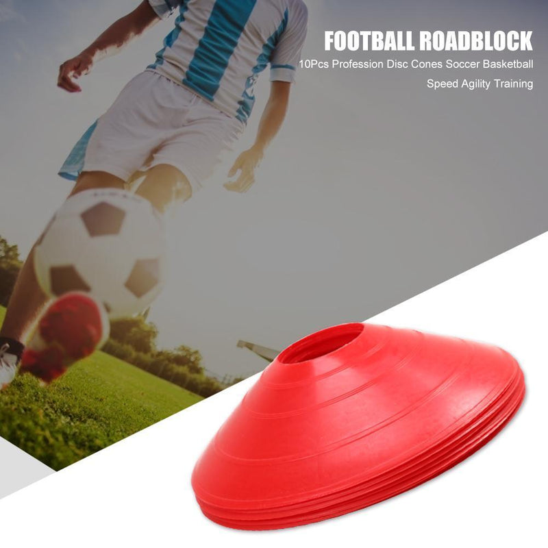 10pcs/lot Outdoor Soccer Agility Training Sign Disc Rugby Training Discs Co