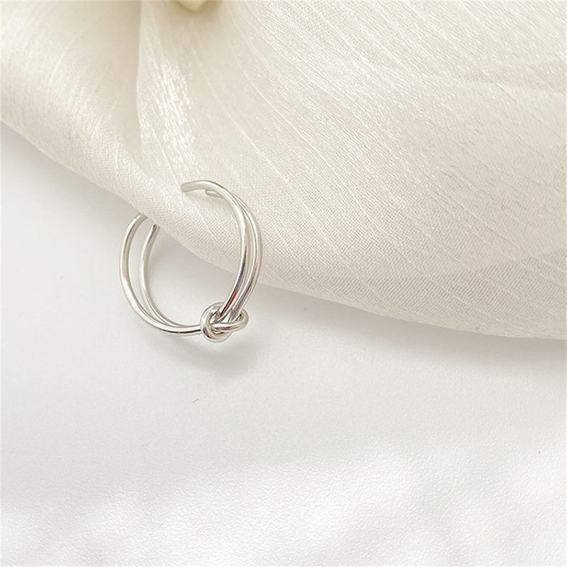 Women Simplicity Open Ring Knot ring Finger Ring Index finger ring Adjustable