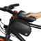 1.5L Touch Screen Bike Front Frame Top Tube Phone Sunshade Double Side Bag