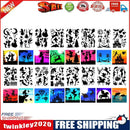 16 Sheets Plastic Art Painting Stencils Set Hollow Color Filling Template
