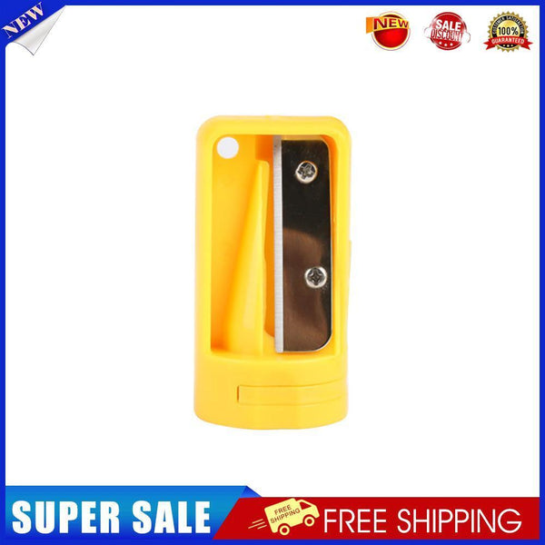 Woodwork Carpenter Pencil Sharpener Narrow Shaver Tool Stationery (Yellow)