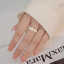For Women Trendy Fashion Adjustable Rings Opening Ring Jewelry Daisy Flower