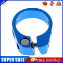 31.8mm Aluminum Alloy MTB Bike Bicycle Cycling Saddle Seat Post Clamp Blue