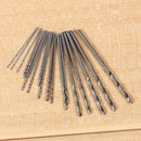 20Pcs Drill Mini 0.3mm-1 High Speed Steel HSS Micro Spiral Drill Bit Set
